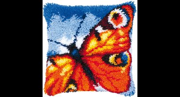 Vervaco - Knoopkussen kit - Oranje vlinder - PN-0014174 - Borduren - Borduurpakket - Borduurpakket volwassenen - Borduurpakket kind