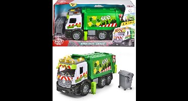 Dickie Toys Action Truck - Vuilniswagen - 26 cm - licht en geluid - Speelgoedvoertuig