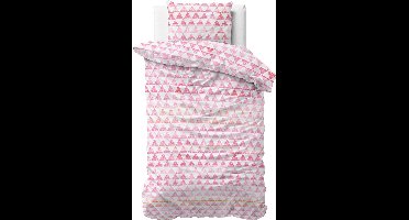 Sleeptime Jade Dekbedovertrek - 140x200/220 + 1 kussensloop 60x70 - Roze - Eenpersoons