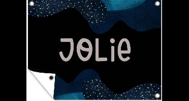 Tuin decoratie Jolie - Pastel - Meisje - 40x30 cm - Tuindoek