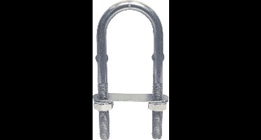 U-bout met contraplaat M5 x 80 mm RVS-304