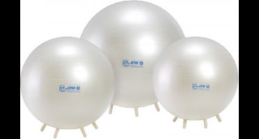 Zitbal met Pootjes - 65 cm - Gimnastiek - Fitnessbal - fysiotherapie - Pilates - Yoga