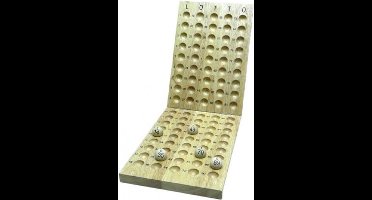 Hot Sports Lotto controlebord hout voor 90 ballen 20mm