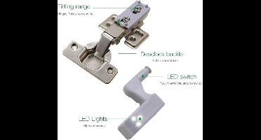 Togadget® - Kledingkast lamp - Universele Garderobe Lichtsensor Led lamp