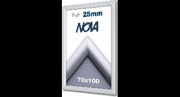 5 PACK Nova Kliklijsten B1 70 x 100 cm aluminium zilver – wissellijst - posterlijst