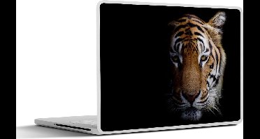 Laptop sticker - 14 inch - Dieren - Tijger - Kop - 32x5x23x5cm - Laptopstickers - Laptop skin - Cover