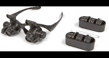Extra Sterke Loupe Bril met 4 sets Lenzen