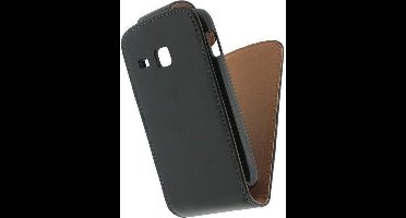 Xccess Leather Flip Case Samsung Galaxy Y Duos S6102 Black