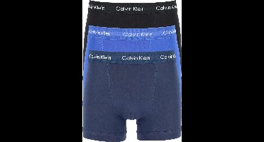 Calvin Klein Trunks Heren Onderbroeken - 3-pack - Blauw/Navy/Zwart