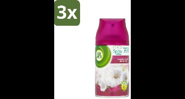 Air Wick Freshmatic - Luchtverfrisser Navulling - Lelie & Satijn - 250ml - Bulkverpakking - 3 stuks