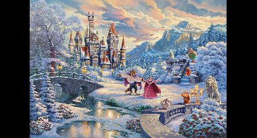 Schmidt - Disney Belle En Het Beest - Winter Enchantment -1000 Stukjes - Legpuzzel