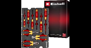 Einhell 370524 VDE Werkzeug-Set 9-tlg. Einleger Pad Kofferinlegstuk 9-delig