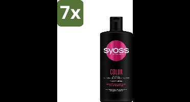 7 x Syoss Color Shampoo - Shampoo - Kleurbehoud - 440 ml - Kleurbehoud Haar - Gekleurd Haar - Highlights - Kleurvervanging - Salonkwaliteit Shampoo