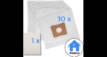 Kleanburg® - Inventum - Tomado - Princess - PH95 - Stofzuigerzakken - 10 stuks