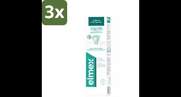3 x Elmex Tandpasta Sensitive Professional 75 ml - Gevoelige Tanden - Tandgevoeligheid - Tandpasta - Pro-Argin - Tandhalscariës