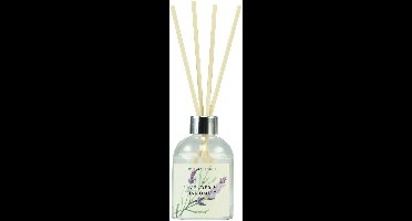 Geurstokjes lavendel kamille diffuser van glas 100ml