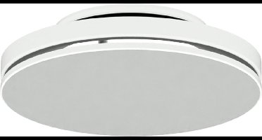 Econox Plafondrooster staal met ronde uitblaas â€“ 200 mm â€“ RAL 9016