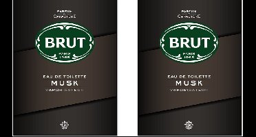 MULTIBUNDEL Faberge Brut Musk Eau De Toilette Spray 2 x 100 ml