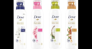 Dove Shower Mousse Mix - Voordeelverpakking 4 x 200 ml