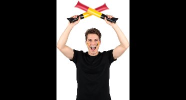 ESPA - Opblaasbare klapstokken België zwart geel rood