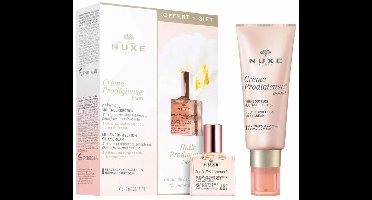 Nuxe Creme Prodigieuse Boost Multi Correction Silky Cream 40ml + Florale Dry Oil 10 ml - Giftset