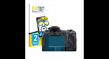 BROTECT - Screenprotector voor Canon EOS R5 - Folie Beschermfolie transparant 2 Stuks