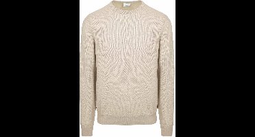 Profuomo Pullover Structure Beige - Maat XL - Heren - Pullovers