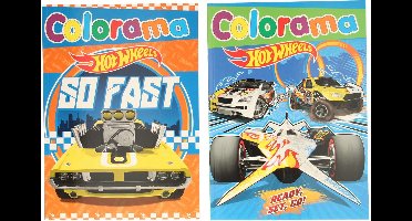 Colorama - Hotwheels kleurboek hot wheels vol met auto's