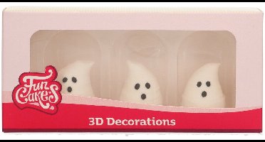 FunCakes Suikerdecoraties - 3D Spoken - 3 Stuks - Eetbare Taartdecoratie