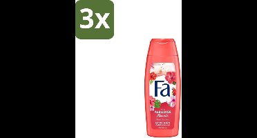 3 x Fa – Douchegel – Paradise Moments – 250 ml - Douchegel - Exotische Geur - Frisheid - Ontspanning - Tropisch