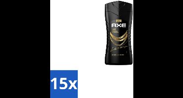 15 x Axe – Douchegel – Flaxe – 250 ml - Douchegel Voor Mannen - Reiniging Huid - Frisse Geur - Mannelijke Geur - Dagelijks Gebruik