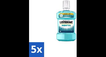 Listerine – Mondwater – Cool Mint – 500 ml - Bulkverpakking - 5 stuks