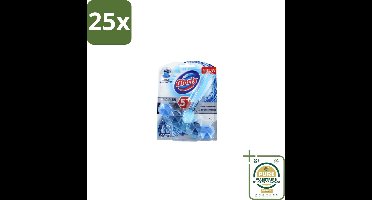 25 x Glorix – Toiletblok – Blauw Water Ocean – Fris - Grootverpakking - Toiletblok - Blauw Water - Reiniging - Kalkvoorkomend - Fris Toilet