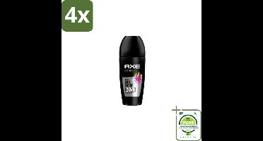 Axe – Deodorant Roller – Epic Fresh – 50 ml - Voordeelverpakking - 4 stuks - Anti-transpirant - Zweet
