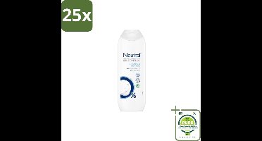 25 x Neutral – Shampoo – Normaal Haar – 250 ml - Grootverpakking - Gevoelige Hoofdhuid - Normaal Haar - Milde Shampoo - 0% Parfum - 0% Kleurstoffen