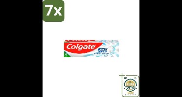 7 x Colgate – Tandpasta – White Teeth – 75 ml - Grootverpakking - Tandpasta - Witte Tanden - Wittere Tanden - Tanden Reinigen - Tandenborstel