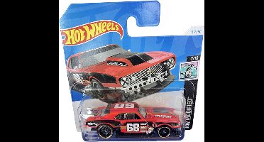 HOT WHEELS '68 CAMARO RED 81/250 (1:64) HW MODIFIED 7/10 LONG CARD
