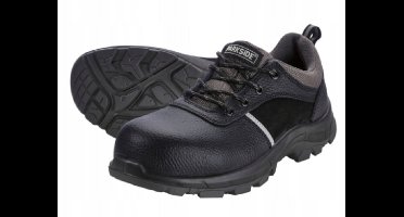 PARKSIDE® Leren Veiligheidsschoenen S3 (46, Zwart/Grijs)