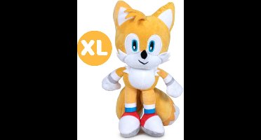 Miles Tails Prower – Sonic The Hedgehog Pluche Knuffel XL 75 cm {Sonic the Hedgehog 2 Grote XXL Plush Toy | Speelgoed knuffeldier voor kinderen jongens meisjes | Sonic De Egel | Silver, Knuckles, Shadow, Miles Tails Prower , Amy, Dr. Eggman}