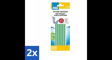 2 x HG - Afvoerreiniger Sticks - Voorkomt Verstopping - Biologisch Afbreekbaar - 6 Sticks - Afvoerreiniger - Gootsteenreiniger - Ontstopper - Afvoerontstopper - Keukenreiniger