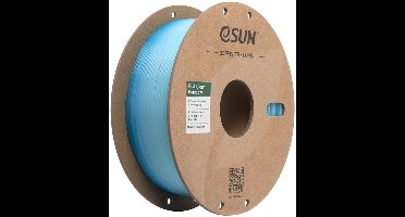 eSun PLA-Clear Rainbow Doorschijnend blauw wit / Transculant blue white 1 kg - 1.75mm - 3D printer filament