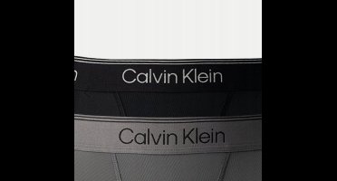 Calvin Klein - Heren Boxers - 2 Pack - Logo - Grijs - Nylon en Elastan
