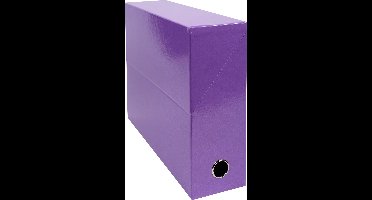 Exacompta 5x Iderama® Transportdoos 90mm - Purper - 89926E