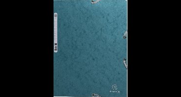 Exacompta 25x Elastomap met 3 kleppen in glanskarton 400g/m2 Skandi - Pacific blauw - 55272E