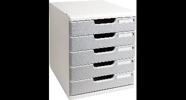 Exacompta Ladenbox Modulo Office 5 gesloten laden - Graniet - 301041D
