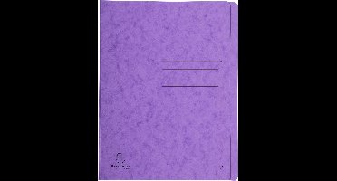Exacompta 25x Snelhechtmap in glanskarton 355g - A4 - Purper - 39998E