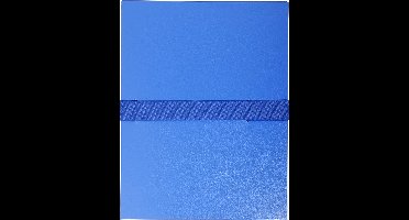 Exacompta 10x Map uitrekbare rug en klep in Balacron - 24x32 cm - Blauw - 622E