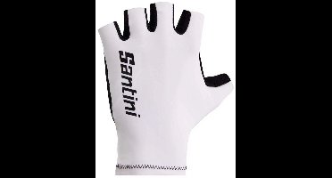 Santini 3d Korte Handschoenen Wit XL