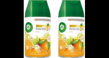 Air Wick Navulling Essential Oil Citrus 2 x 250 ml (Lemon & Ginseng)