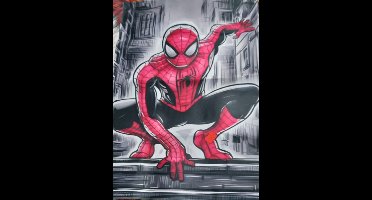 Vloerkleed Spiderman - speelkleed - antislip - tapijt - keukenkleed - salontafel kleed - woonkamer - slaapkamer - 80 x 120 cm